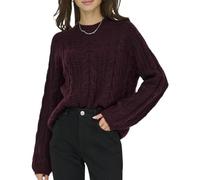 JDY Silja 15321106 Damen-Pullover, Pflaume, violett, Small