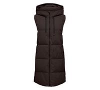 JDY - JDYBLAIR LONG HOOD WAISTCOAT OTW NOOS Chocolate Torte - Gr. - XL
