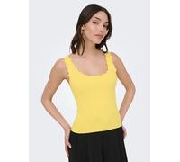 JDY - JDYNANNA S/L SCALLOP EDGE TOP KNT NOOS Pale Banana - Gr. - XL
