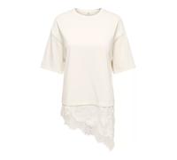 JDY - JDYALMA 2/4 LACE DETAIL T-SHIRT JRS NOOS Egret - Gr. - S