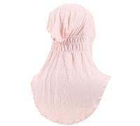JDYaoYing Muslimische Innenkappe für Damen, Hijab-Kappe, islamischer Hals, unter Schal, Kopfbedeckung, einfarbig, Pink, 6