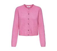 Strickjacke JDY "JDYCHLOE LIFE L/S CARDIGAN KNT NOOS", Damen, Gr. M, pink cosmos detail:melange, Strick, Obermaterial: 52% Polyester, 36% Polyacryl, 10% Wolle, 2% Elasthan, meliert, unifarben, taillen