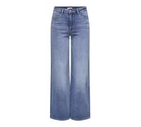 Jacqueline de Yong Damen-Jeans JDYFELINA-FINA HW High-Waist Wide Fit Medium Blue Denim XS/32