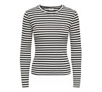 JDY - JDYFRANSISKA L/S STRIPE O-NECK TOP JRS Cloud Dancer - Gr. - L