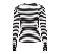 JDY - JDYFRANSISKA L/S STRIPE O-NECK TOP JRS Cloud Dancer - Gr. - M