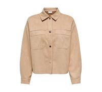 JDY - JDYJULLE L/S FAKE SUEDE SHIRT JRS NOOS Whitecap Gray - Gr. - L