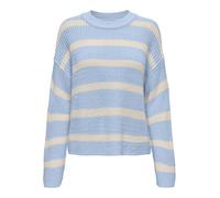 JDY - JDYJUSTY L/S STRIPE PULLOVER KNT NOOS Cashmere Blue - Gr. - S