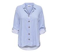Jdylaurel Life L/S Shirt WVN Dia (DE/NL/SE/PL, Alphanumerisch, S, Regular, Regular, White Ultramarine)