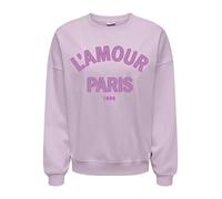 JDY - JDYMESA L/S O-NK EMB SWEAT JRS NOOS Winsome Orchid - Gr. - XL
