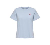 JDY - JDYPISA S/S PRINT TOP JRS NOOS cashmere blue - Gr. - S