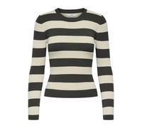 JDY - JDYPLUM L/S O-NECK PULLOVER KNT NOOS black olive - Gr. - XL