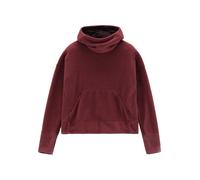 Jeanne Baret Fleecehoodie "Rochefort" in Pflaume - Größe 36 | Damen Sweatshirts Jacken
