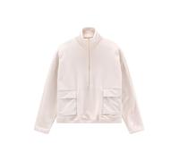 Jeanne Baret Fleecepullover "Rochefort" in Creme - Größe 34 | Damenpullover