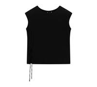 Jeanne Baret Plumeria T-shirt nero (U901) 44