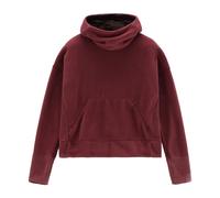 Jeanne Baret Fleecehoodie "Rochefort" in Pflaume - Größe 40 | Damen Sweatshirts Jacken