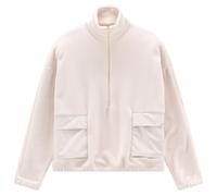 Jeanne Baret Fleecepullover "Rochefort" in Creme - Größe 34 | Damenpullover