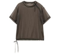 Jeanne Baret - Women's Rose Oversize T-Shirt - T-Shirt, Gr. XS 36, braun (Nero)