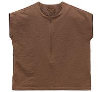 Jeanne Baret - Women's Sunflower Short-Sleeved Blouse - T-Shirt, Gr. XXL 46, braun (Cork)