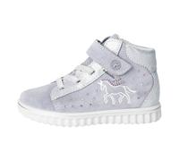 Sneaker RICOSTA "Ricosta Sneaker Veloursleder", Mädchen, Gr. 31, grau, Veloursleder, Schuhe Sneaker (83479527-31) grau