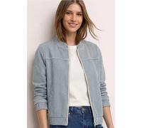 Street One Frauen Jeans Blouson mit Reißverschluss in Blau, Gr: 46