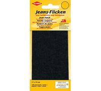 Jeans-Bügelflicken schwarz, ca. 17 cm x 15 cm