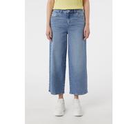 Jeans-Culotte mit Waschung blau 40