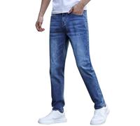 Jeans Herren 5Pocket Jeanshose mit Dehnbund Größen Untersetzte Größen Kurzgrößen Big Size Fashion Jeans Herren Slim Jeans Hellgrau Herren Straight Herren Hosen Modern