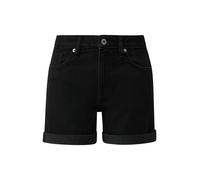 Shorts QS, Damen, Gr. 38, N-Gr, schwarz, Denim/Jeans, Obermaterial: 84% Baumwolle, 14% Polyester, 2% Elasthan, unifarben, regular fit kurz, Hosen Shorts, im Five-Pocket Style (35241638-38) schwarz