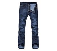 Jeans Hose Herren Regular Fit Denim Hose mit Stretch in Blau Denim oder Blau Denim - Sehr Komfortable und Bequeme Regular Fit Stretch Jeans für Männer - Herren Jeans für Arbeit & Freizeit