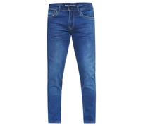 Straight-Jeans RUSTY NEAL "MELVIN", Herren, Gr. 36, Länge 32, blau, 98% Baumwolle, 2% Elasthan, unifarben, lang, Jeans Straight-Jeans, im klassischen 5-Pocket-Stil (56225126-36) blau