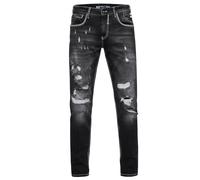 Jeans Hose "MINO" Slim Fit Stretch Destroyed-Pants 36W/32L