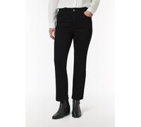 Flared-Leg-Jeans aus Baumwollstretch schwarz 36