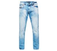 Straight-Jeans RUSTY NEAL "TOYAMA" Gr. 30, Länge 32, blau (hellblau) Herren Jeans (36506745-30) hellblau