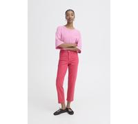 Regular-fit-Jeans ICHI "Jeans IHZIGGY", Damen, Gr. 30, Länge 32, pink (azalea pink), Obermaterial: 98% Baumwolle CO. 2% Elasthan EL., Jeans (42991737-30) azalea pink