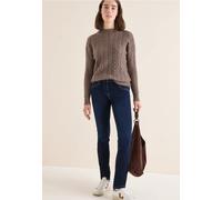 Skinny-fit-Jeans CECIL, Damen, Gr. 25, Länge 30, dunkelblau wash, Jeans, 76% Baumwolle, 22% Polyester, 2% Elasthan, unifarben, normal, Jeans, 5-Pocket-Style (97389841-25) dunkelblau wash
