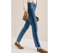 Comfort-fit-Jeans CECIL, Damen, Gr. 34, Länge 32, blau (light blau washed), Jeans, 98% Baumwolle, 2% Elasthan, unifarben, normal, Jeans, aus Baumwolle mit Stretchanteil (63875411-34) light blau washed