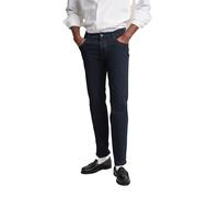 Bugatti 5-Pocket-Jeans Basic Essentials Herren Gr. 35 Länge 34 Marine 92% Baumwolle Flexcity-Stretch
