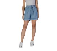 Jeans-Paperbag-Shorts mit Bindegürtel EU 38