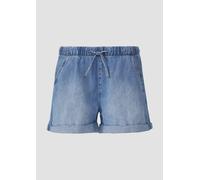 QS Jeans-Shorts/Comfort Fit/Mid Rise/Elastikbund
