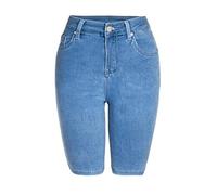 Jeans Shorts Damen High Waist, Kurze Jeanshose Damen Skinny,Denim Hose Damen Knielang Sommer Jeansshorts Stretch Slim Fit Bermuda Sommerjeans Damenjeans Sommerhose Mid-Lange Hosen für Frauen