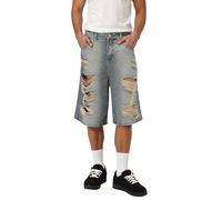 Jeans Shorts Herren Sommer Freizeit Denim Kurze Hosen Stretch Denim Kurz Hose Bermuda Herren-Shorts Baggy Jeans Freizeithose Kurze Jeanshose Sommerhose Jeans-Shorts Jeansshorts