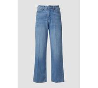 Schlagjeans S.OLIVER "SURI", Damen, Gr. 38, Länge 30, light blau, Denim/Jeans, Obermaterial: 76% Baumwolle, 23% Polyester, 1% Elasthan, normal lang, Jeans (47087412-38) light blau