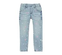 s.Oliver Jeans Treggings/Skinny Fit/Mid Rise/Skinny Leg/mit Stickerei hellblau 140/REG