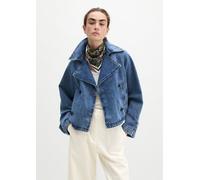 Jeans-Trenchjacke relaxed blau XXL