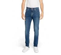 Gas Skinny Fit Blue Denim STR 10 1/2 Oz Sax Zip Rev 351450030789, Mittelblau., 31