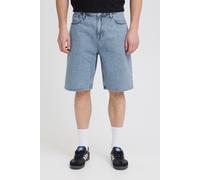 Jeansbermudas BLEND "BHBREEZE LOOSE DENIMSHORTS", Herren, Gr. L, N-Gr, denim light blau, Denim/Jeans, Obermaterial: 100% Baumwolle, unifarben, loose fit knielang, Jeans (13773910-L) denim light blau