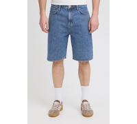 Jeansbermudas BLEND "BHBREEZE LOOSE DENIMSHORTS", Herren, Gr. M, N-Gr, denim middle blau, Denim/Jeans, Obermaterial: 100% Baumwolle, unifarben, loose fit knielang, Jeans (58389354-M) denim middle blau