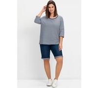 Jeansbermudas blue denim + dark blue denim 50