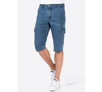 Jeansbermudas CATAMARAN, Herren, Gr. 50, Normalgrößen, blau (light blau, denim), 99% Baumwolle, 1% Elasthan, unifarben, kurz, Jeans (82574202-50) light blau, denim