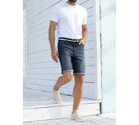 Jeansbermudas CATAMARAN, Herren, Gr. 52, Normalgrößen, blau, stone, washed, 98% Baumwolle, 2% Elasthan, unifarben, kurz, Jeans (41934140-52) blau, stone, washed